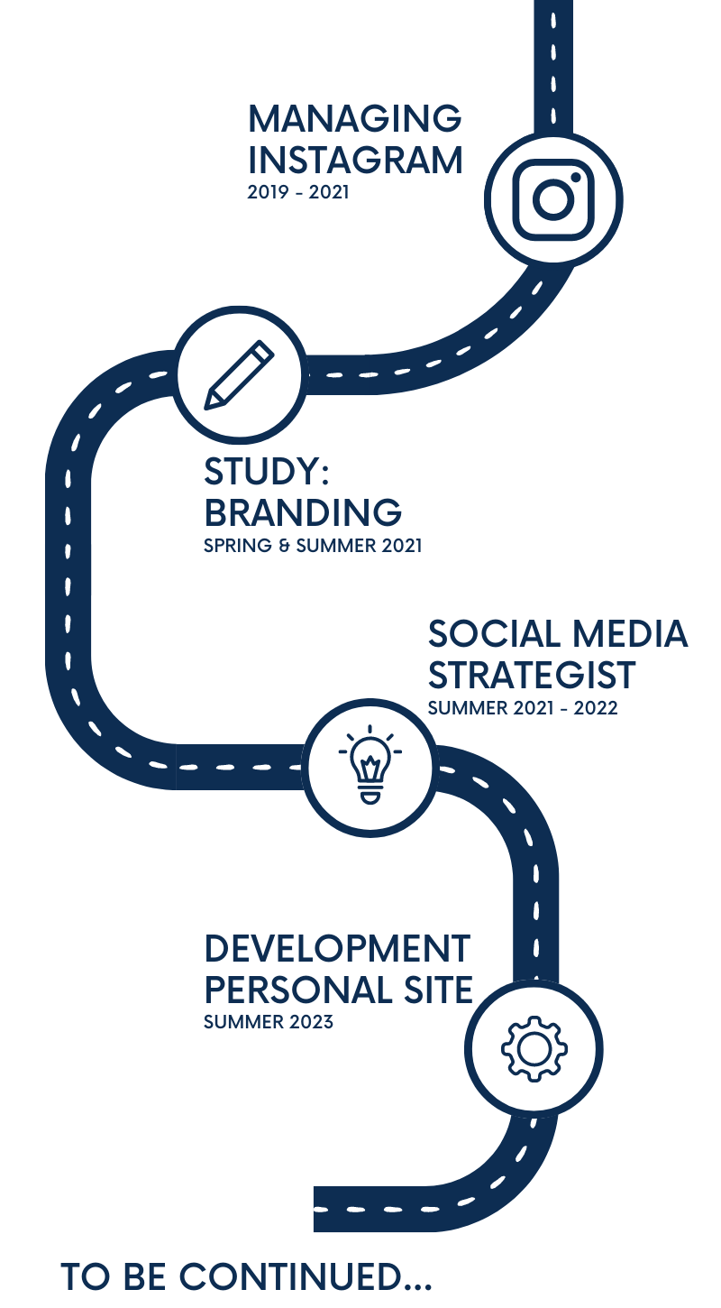Digital media Experience timeline clear